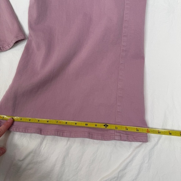 Anthropologie Pilcro High-Rise Wide-Leg Trouser Jeans Pink Size 26 - Picture 15 of 16